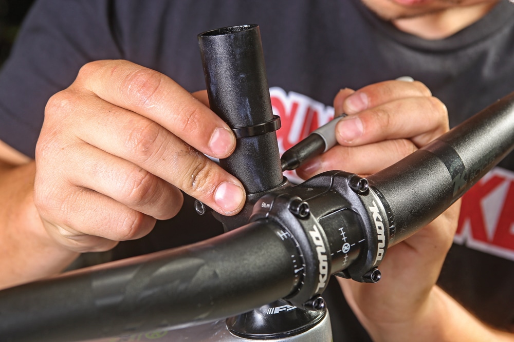 How to install a mountain bike fork