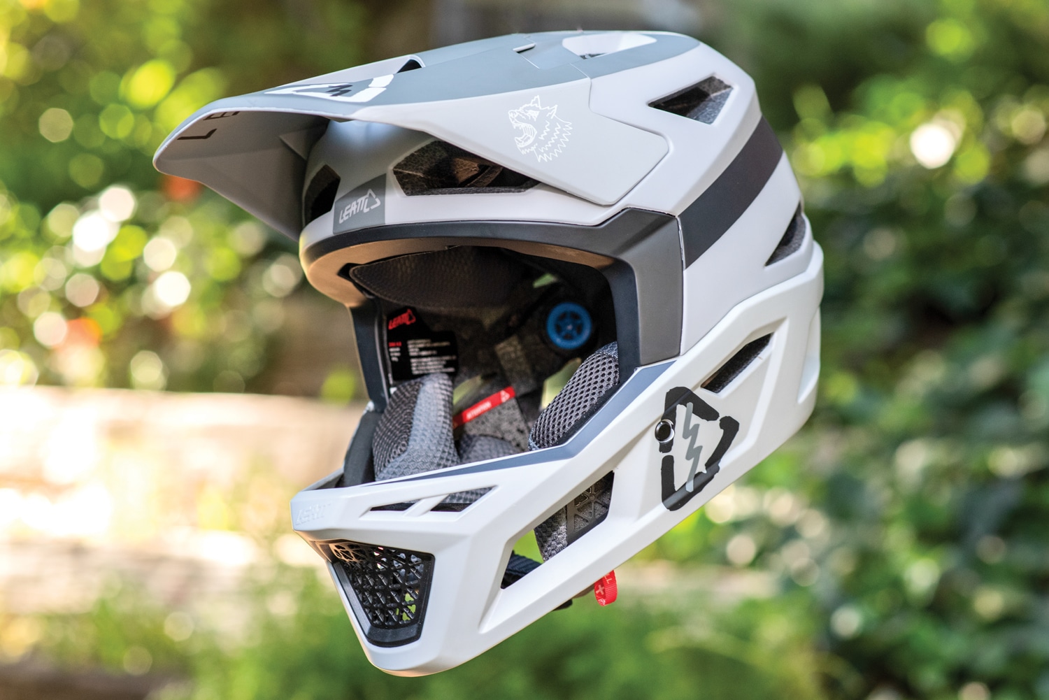 mtb full face helmet with goggles